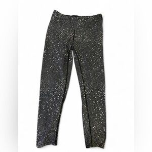Oiselle gray and white speckled leggings women’s size large